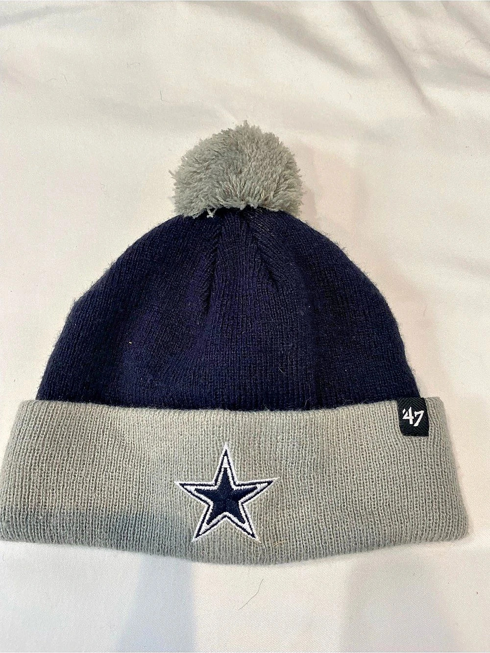 47 Brand Dallas Cowboys Infant Bam Cuffed Knit Hat Gray & Blue